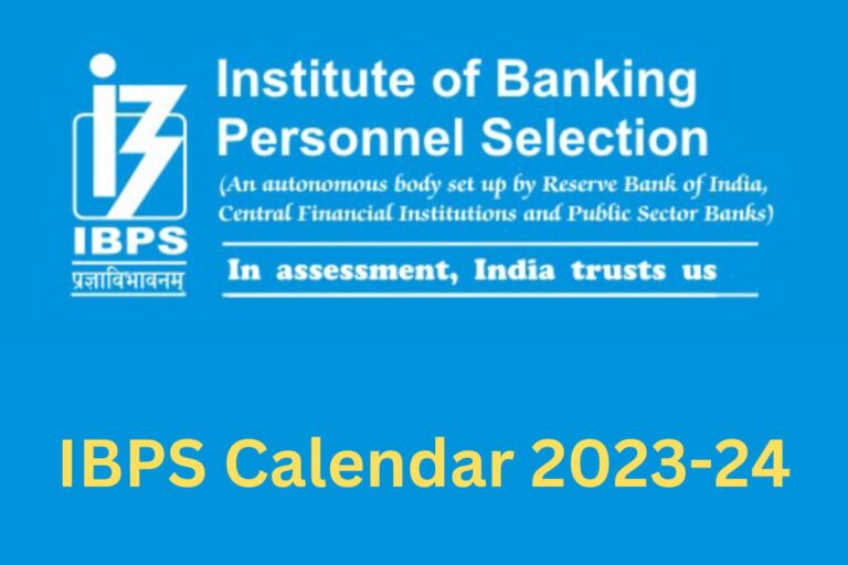 IBPS Calendar 2023-24 Released for Clerk, PO/MT, RRB Office Assistant ...