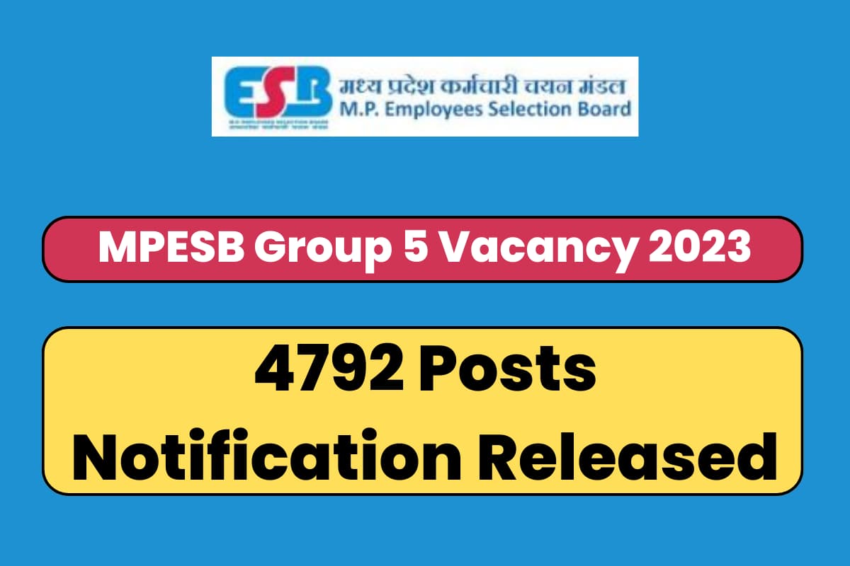 MPPEB MPESB Group Vacancy Notification Released For Posts Apply Online Haryana Jobs