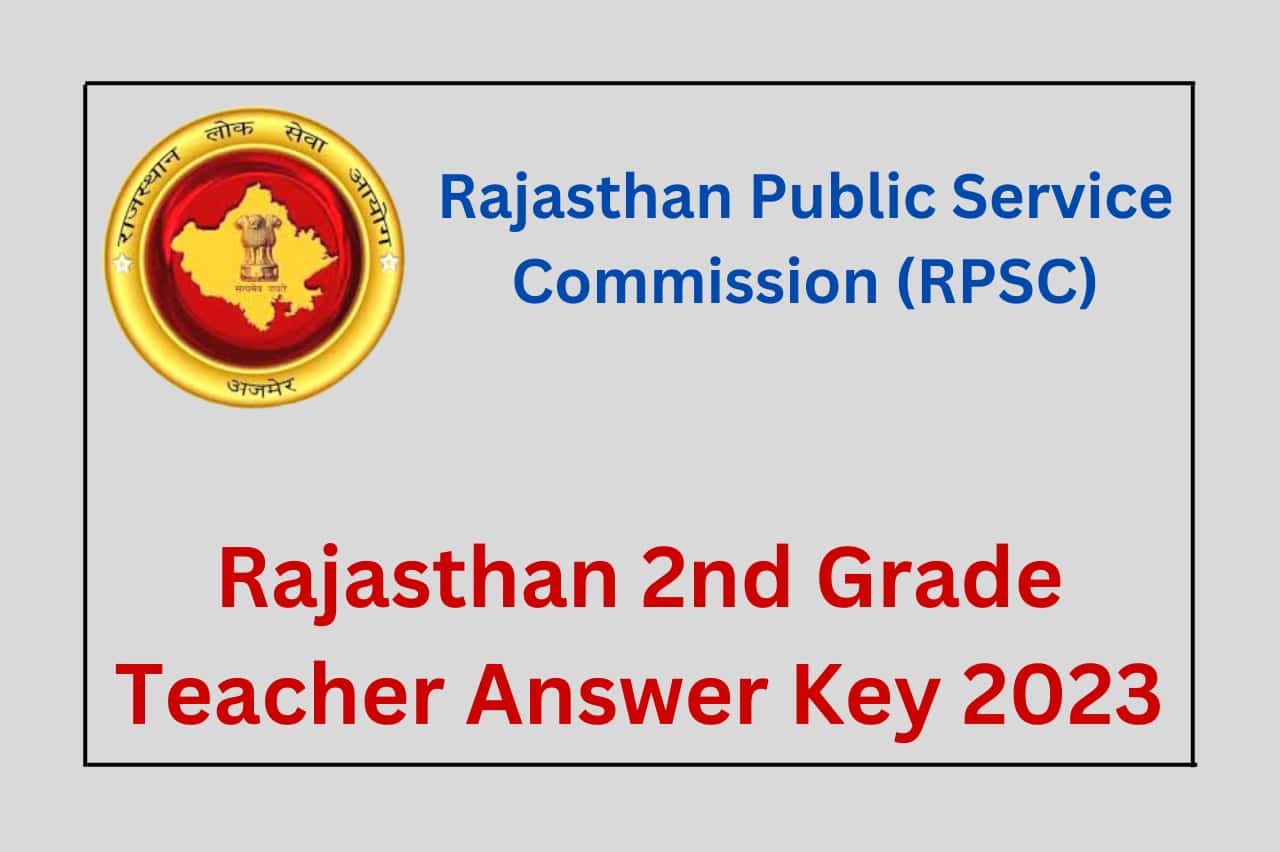 Rpsc 2nd Grade Teacher Answer Key 2023 Released Download Question Paper Pdf Haryana Jobs 9755