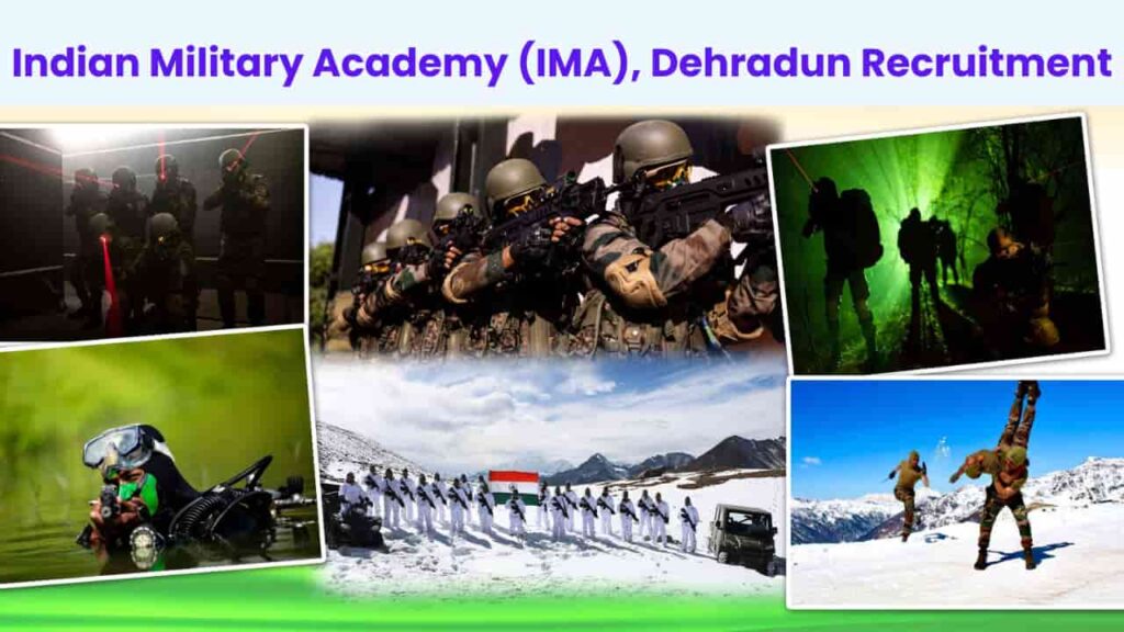 Indian Military Academy (IMA), Dehradun Recruitment
