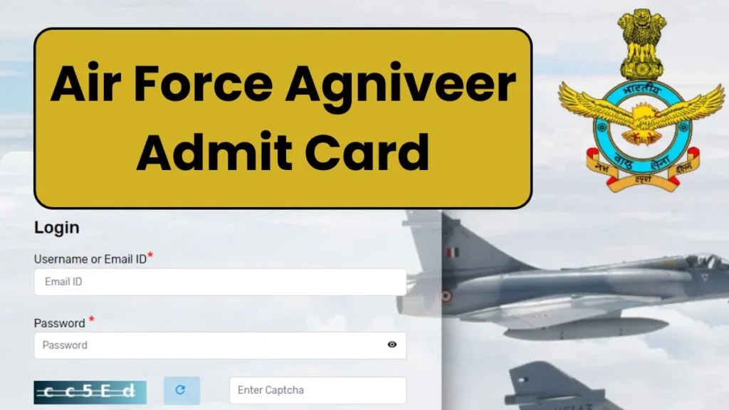 Air Force Agniveer Admit Card