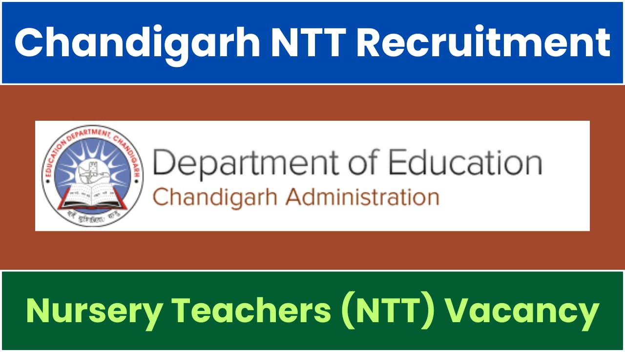 Chandigarh NTT Recruitment 2024 Result Out, Merit List PDF, Marks, DV ...