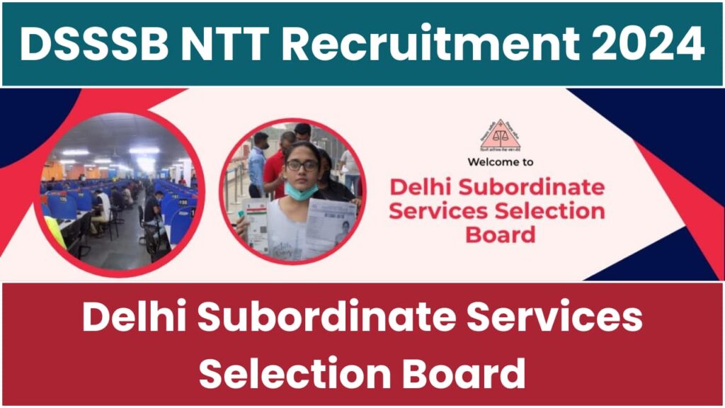 DSSSB NTT Recruitment 2024