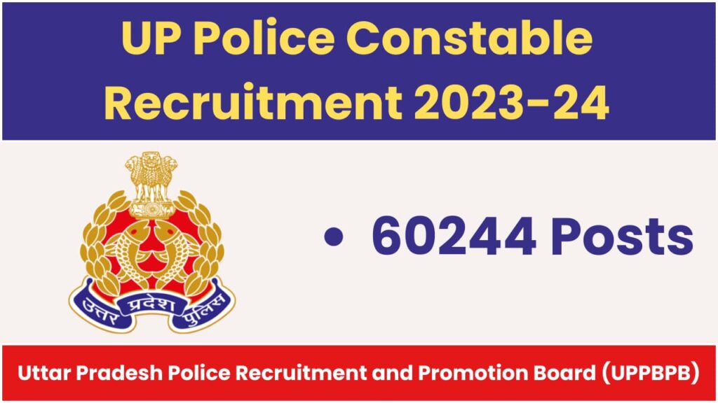 UP Police Constable Recruitment 2023 24