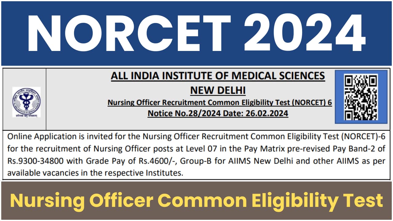 AIIMS NORCET Result 2024 Out, Download Merit List PDF Haryana Jobs