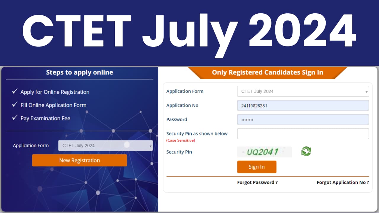 CTET 2024 Online Application Form Correction For July Exam, Details ...