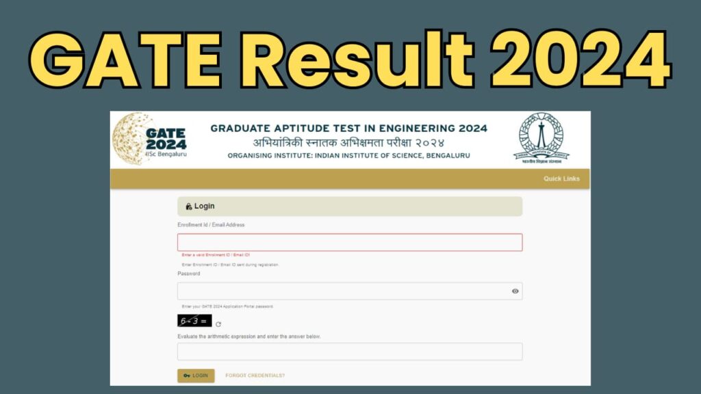 GATE Result 2024