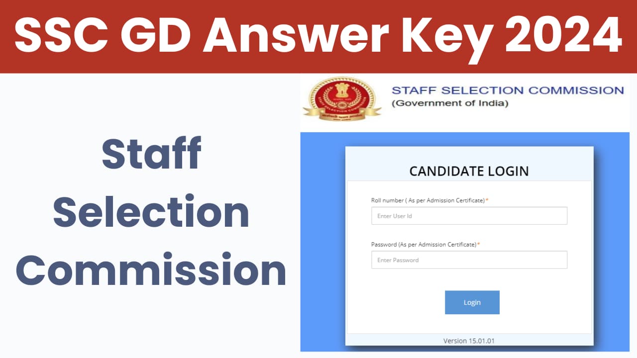 SSC GD Answer Key 2024 Link, Score Card Calculator, Question Paper PDF