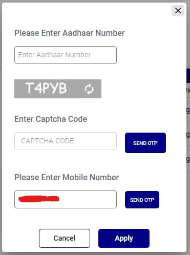 Haryana Happy Card Yojana Apply Process Step-4