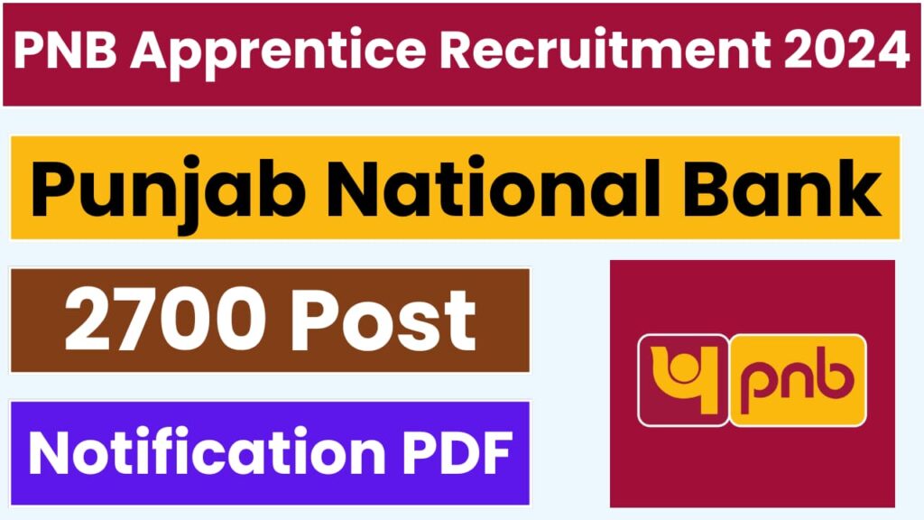 PNB Apprentice Recruitment 2024