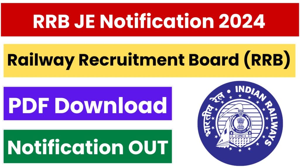 RRB JE Notification 2024 Out for 7934 Posts, Apply Online at rrbapply