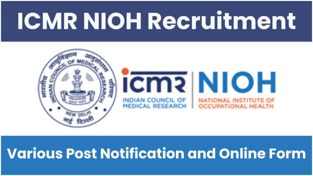 ICMR NIOH Recruitment