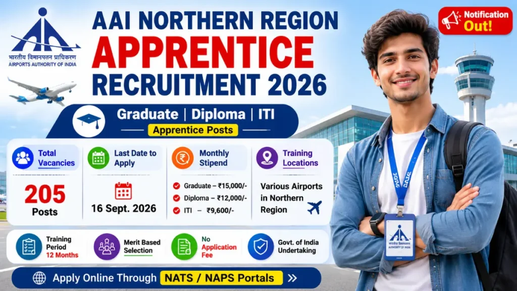 AAI Northern Region Apprentice Recruitment 2026