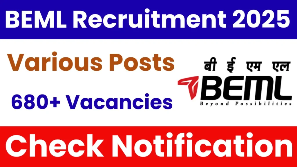 Blue Bridge Manpower BEML Recruitment 2025