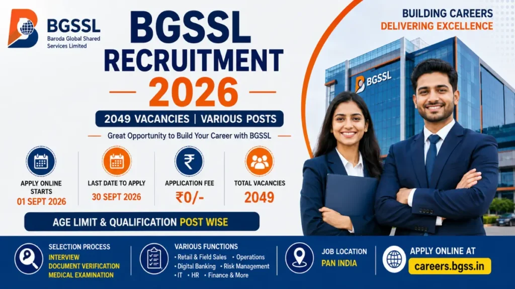 BGSSL Recruitment 2026