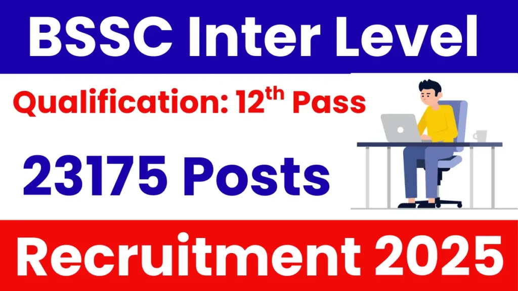 BSSC Inter Level Recruitment 2025