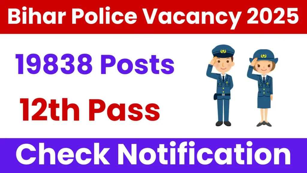 Bihar Police Recruitment 2025