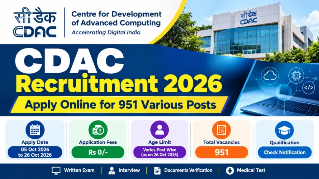 CDAC Recruitment 2026