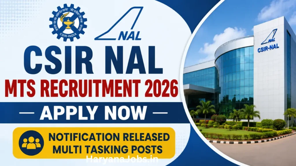 CSIR NAL MTS Recruitment 2026