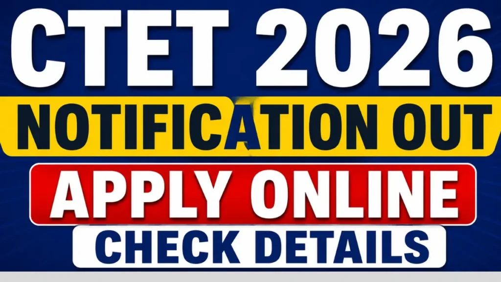 CTET 2026 Notification