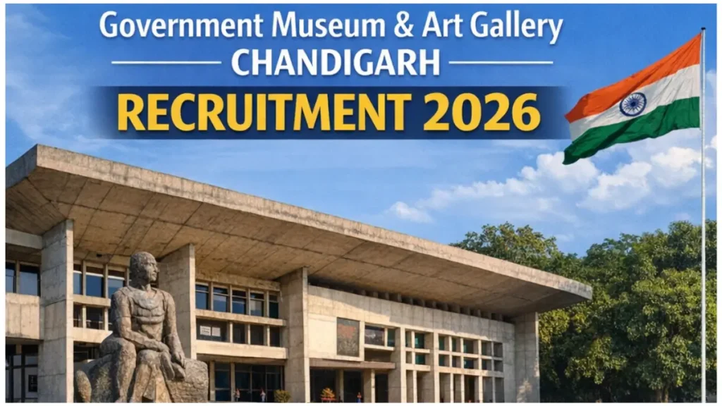 Chandigarh Govt Museum & Art Gallery Recruitment 2026