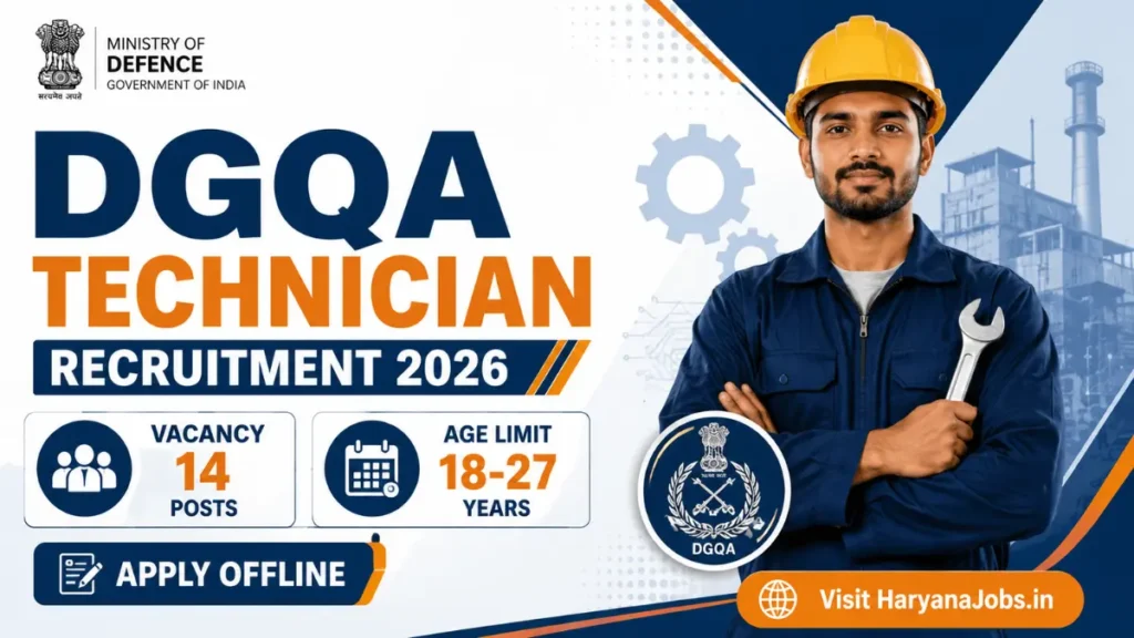 DGQA Recruitment 2026
