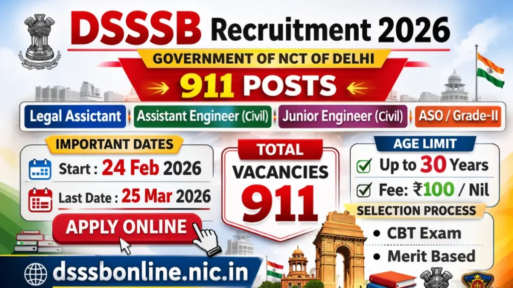 DSSSB Dass Grade 2 Recruitment 2026