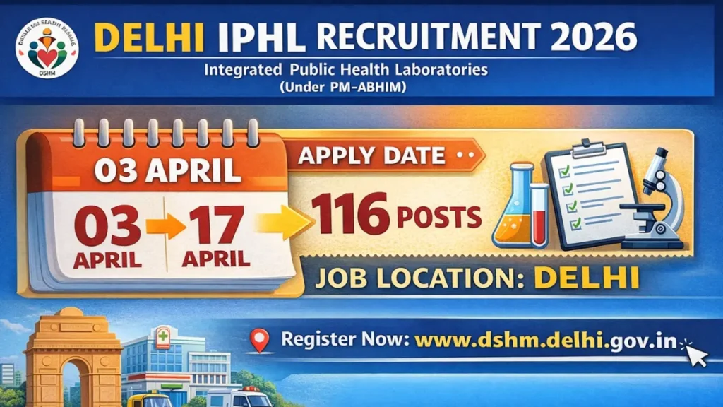 Delhi IPHL Recruitment 2026