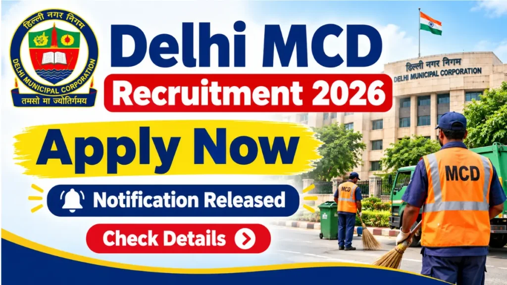 Delhi MCD Labour Welfare Superintendent Recruitment 2026