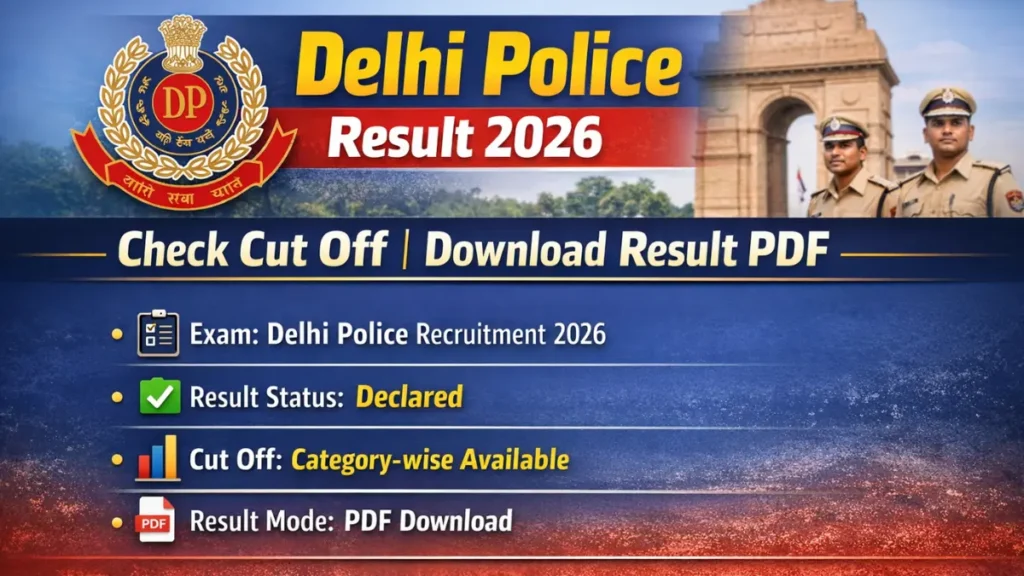 Delhi Police Result 2026