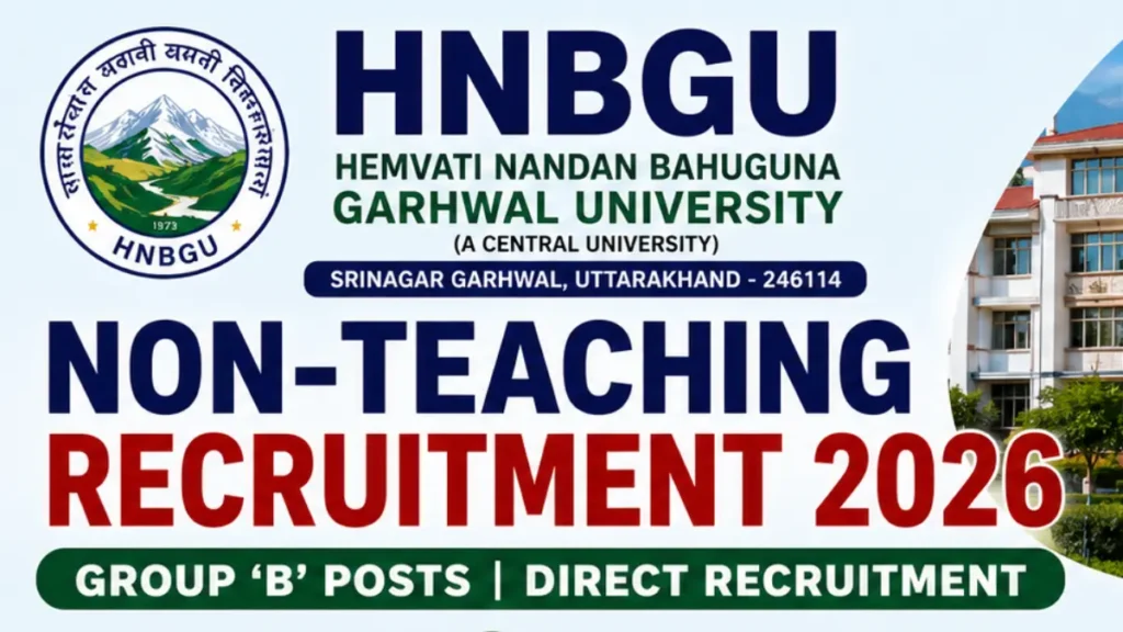 HNBGU Non-Teaching Recruitment 2026