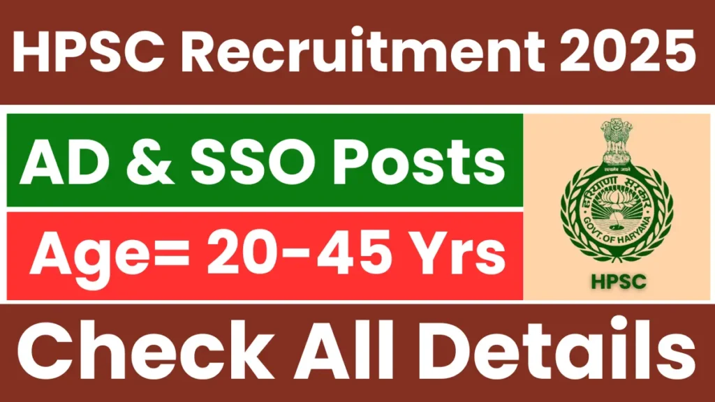 HPSC Assistant Director and Senior Scientific Officer Recruitment 2025