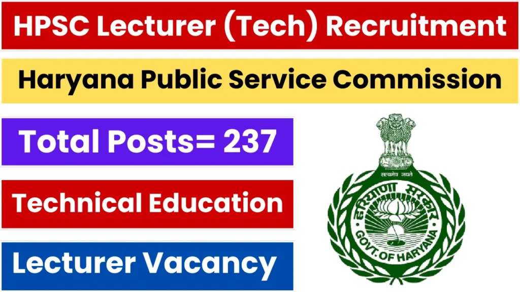 HPSC Lecturer Recruitment 2025