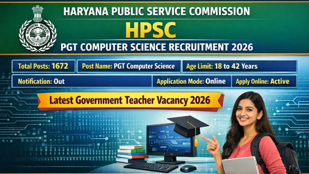 HPSC PGT Recruitment 2026