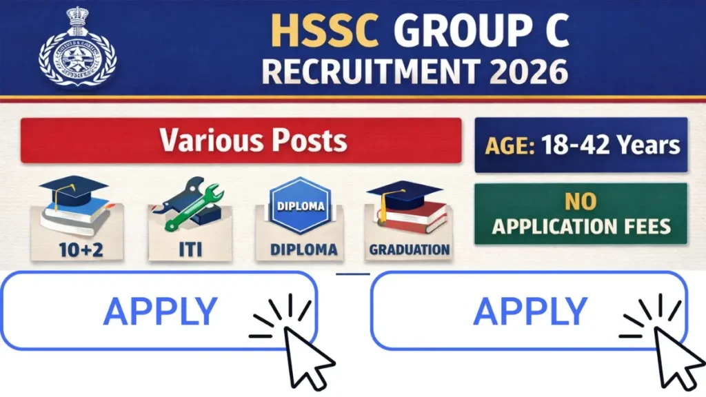 HSSC Group C Recruitment 2026