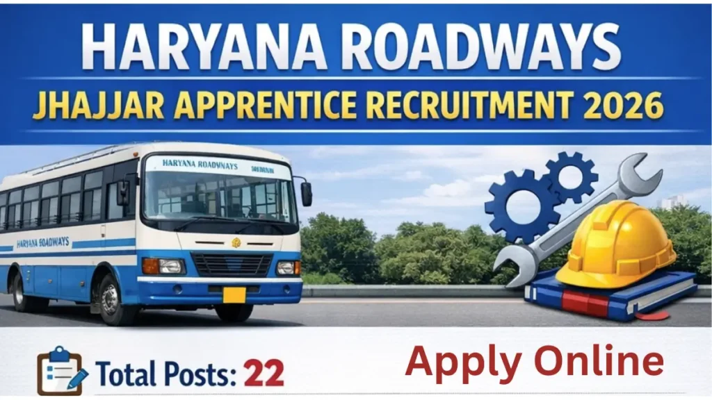 Haryana Roadways Jhajjar Apprentice Recruitment 2026