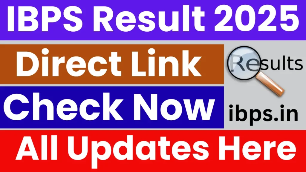 IBPS Result 2025