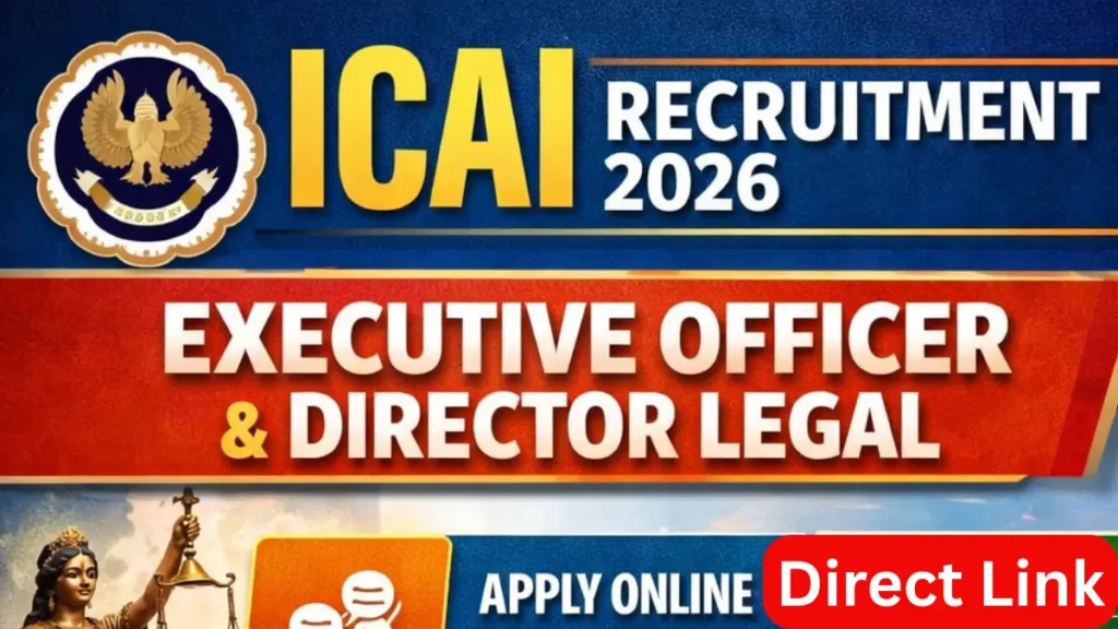 ICAI Executive Officer Recruitment 2026