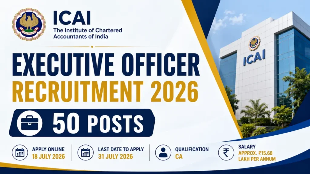 ICAI Recruitment 2026