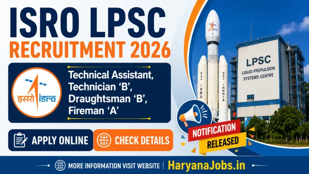 ISRO LPSC Recruitment 2026