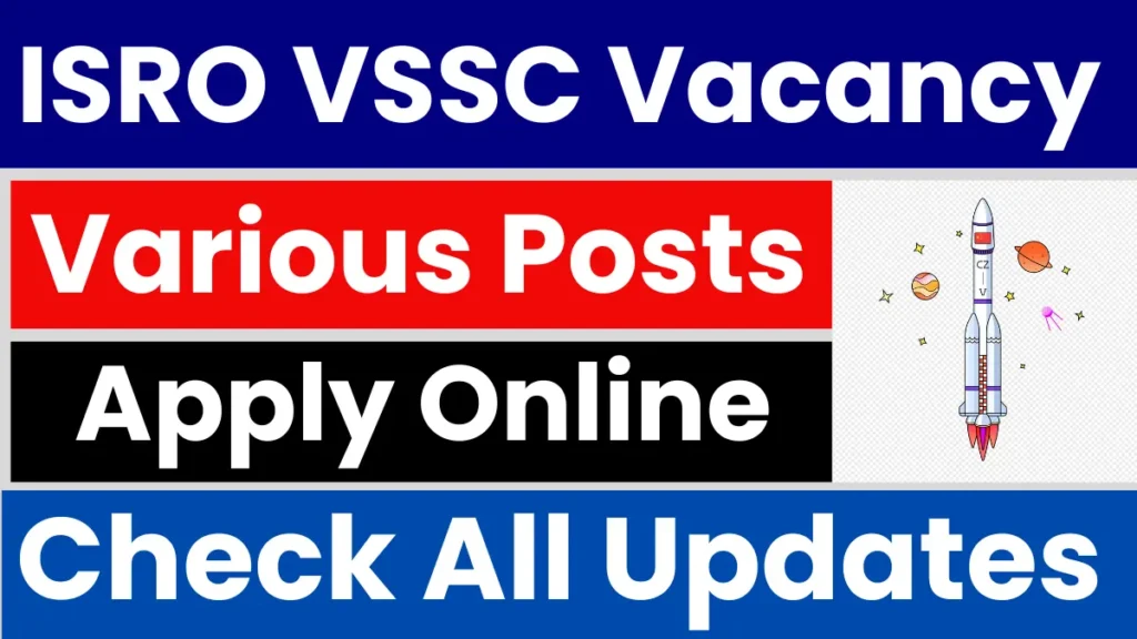 ISRO VSSC Technician, Draughtsman, Pharmacist Recruitment 2025