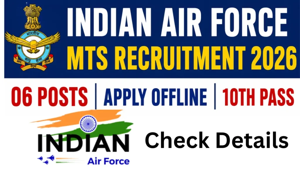 Indian Air Force MTS Recruitment 2026