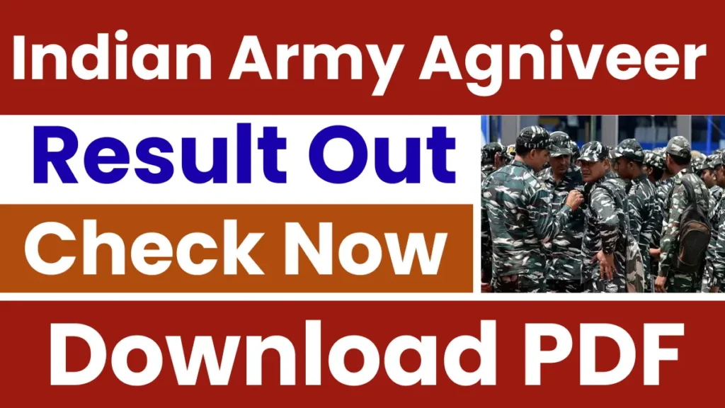 Indian Army Agniveer Result 2025