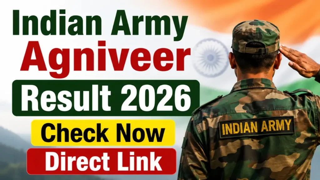 Indian Army Agniveer Result 2026