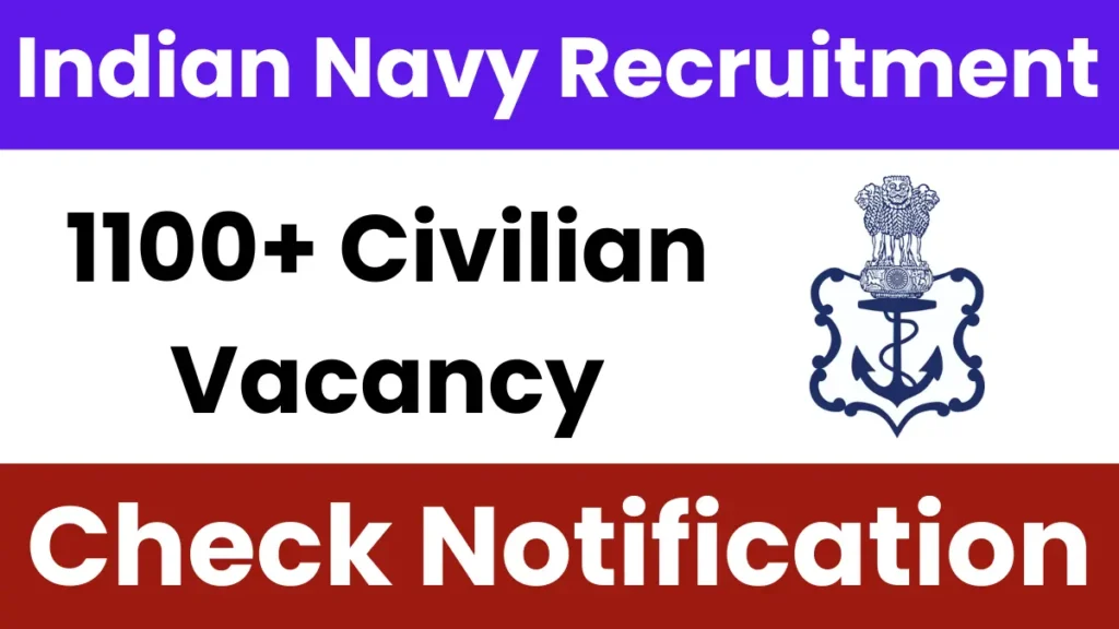 Indian Navy Civilian Recruitment 2025