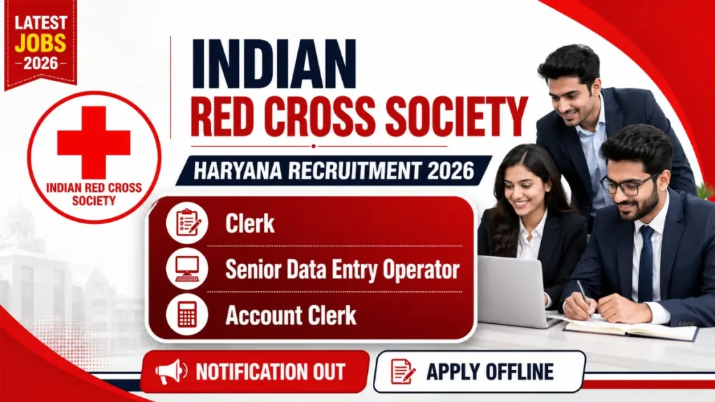 Indian Red Cross Society Haryana Recruitment 2026