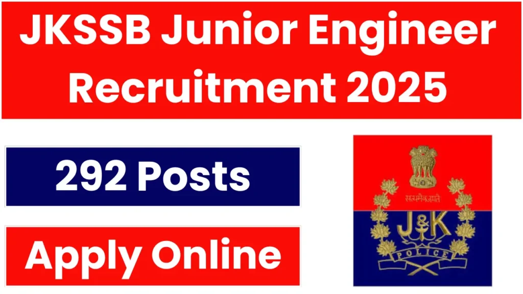 JKSSB Junior Engineer Recruitment 2025