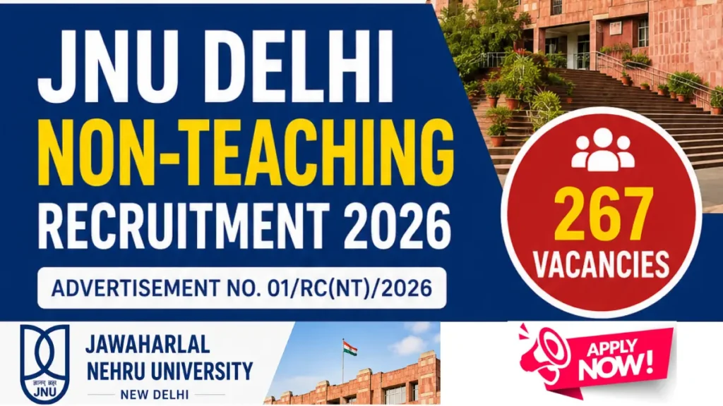 JNU Delhi Non-Teaching Recruitment 2026