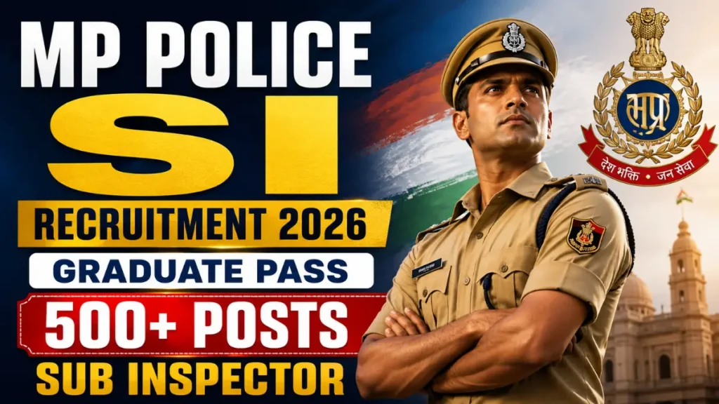 MP Police SI Recruitment 2026