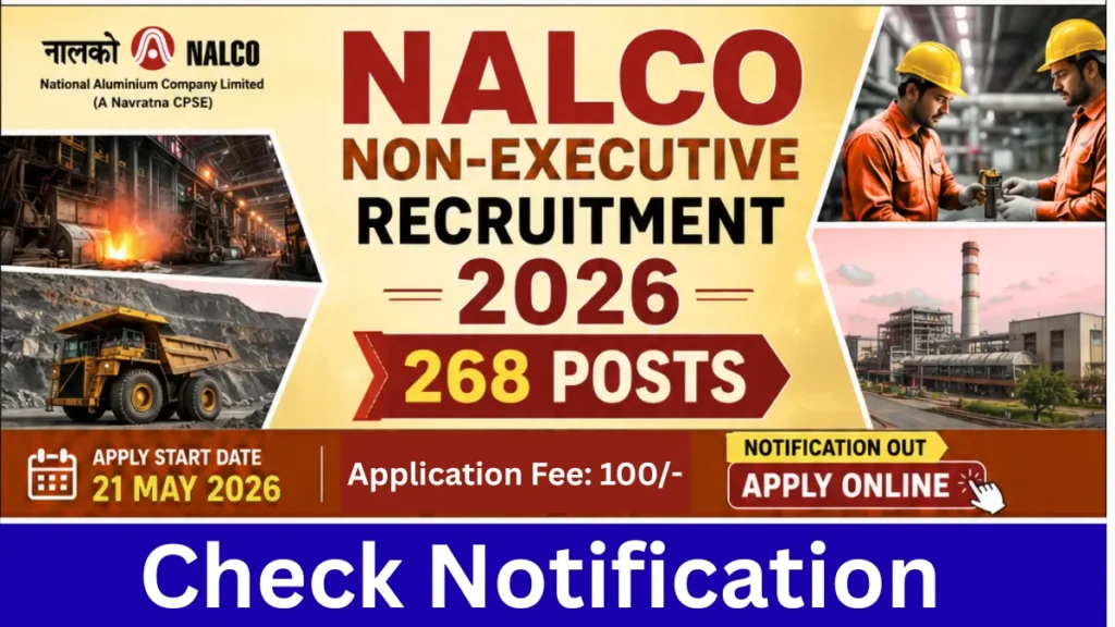 NALCO Non-Executive Recruitment 2026
